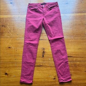Joe's Jeans Red Skinny Jeans